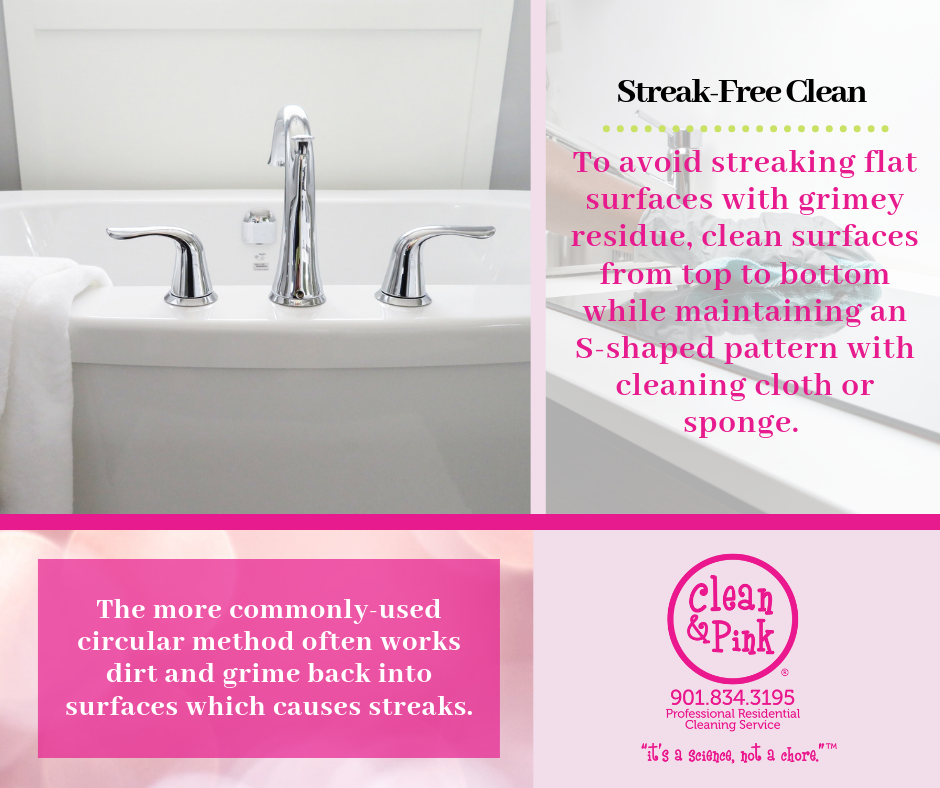 Streak-free clean residential cleaning