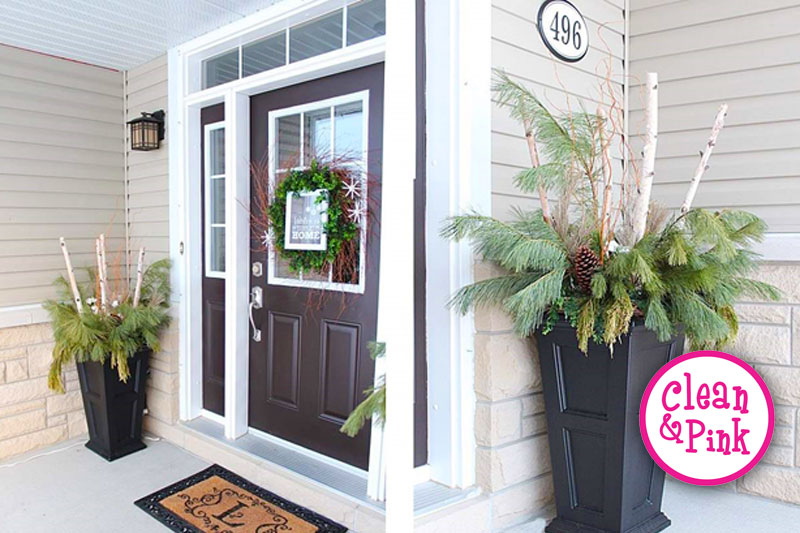 Winter Door Decor That Does Not Scream Christmas - Cleaning Service in Memphis, TN