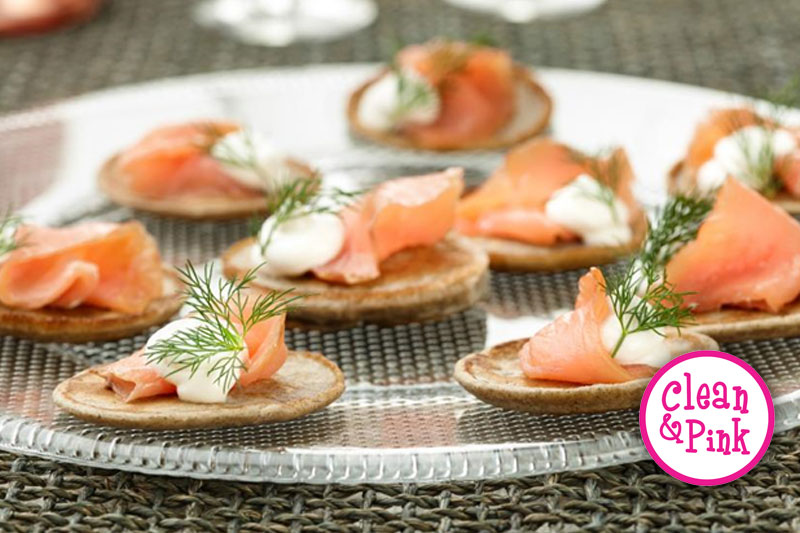 House Cleaning Service, Memphis - Blini with Smoked Salmon