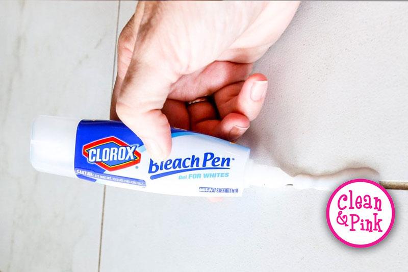 Cleaning Grout with a Bleach Pen - Memphis Cleaning Service - Clean & Pink