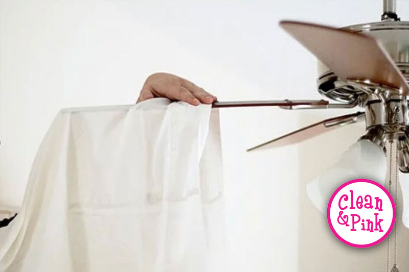 Use Your Pillowcase to Clean Ceiling Fans - House Cleaning Services, Memphis TN